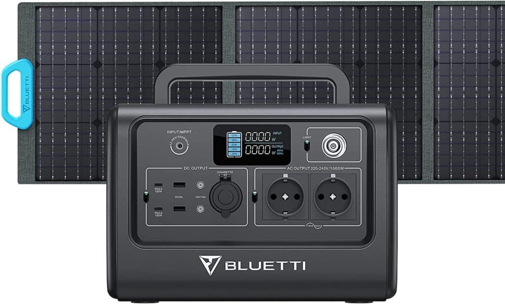 BLUETTI Solar Generator EB70 mit PV200 Solarpanel